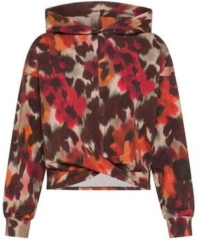 Mikiny Deha  Allover Knotted Cotton-Modal Hoodie