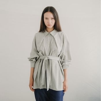 Tuniky Mirakaya  Just Shirt - Grey