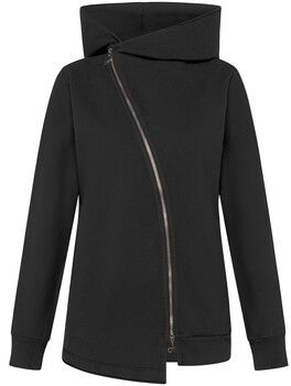 Mikiny Deha  Organic Cotton Biker Hoodie