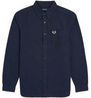 Košele s dlhým rukávom Fred Perry  Long Sleeve Oxford Shirt Navy