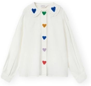 Blúzka Compania Fantastica  COMPAÑIA FANTÁSTICA Shirt 41030 - White