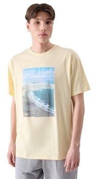 Tričká s krátkym rukávom 4F  KOSZULKA4FM2132JASNYTY