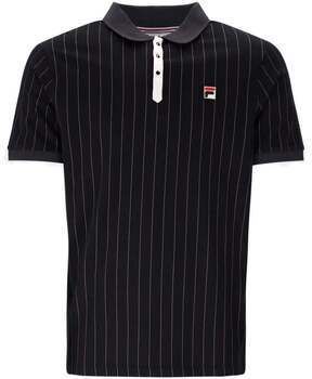 Polokošele s krátkym rukávom Fila  BB1 Classic Striped Polo Shirt Black/Gardenia/Fig/Charcoal