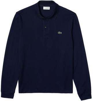 Polokošele s dlhým rukávom Lacoste  Classic Fit Long Sleeve Polo Shirt Navy
