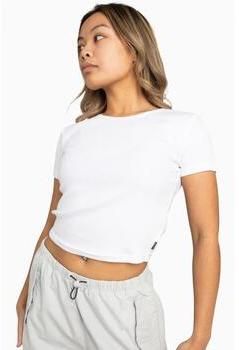 Tričká s krátkym rukávom Converse  WOMENS  RIBBED SLIM