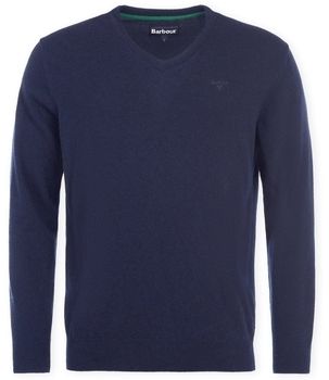 Svetre Barbour  Essential V-Neck Jumper - Navy