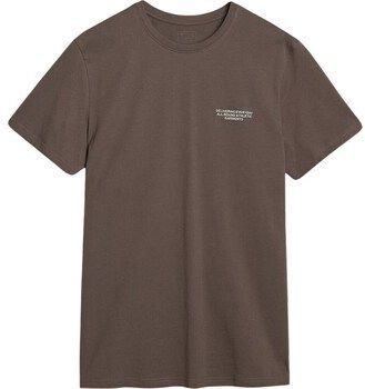 Tričká s krátkym rukávom 4F  KOSZULKA4FM1974CIEMNYBRZOWYL