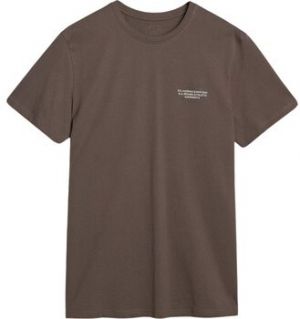 Tričká s krátkym rukávom 4F  KOSZULKA4FM1974CIEMNYBRZOWYL