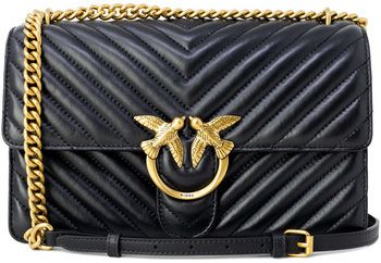 Tašky cez rameno Pinko  LOVE ONE CLASSIC DC SHEEP NAPPA CHEVRON 100941 A0GK