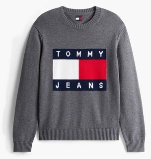Svetre Tommy Jeans  TJM REG MELANGE FLAG SWE