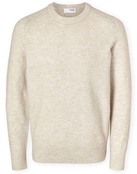 Svetre Selected  Noos Rai Knit - Oatmeal