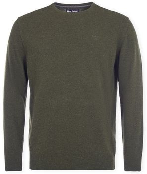 Svetre Barbour  Essential Crew Neck Jumper - Seaweed