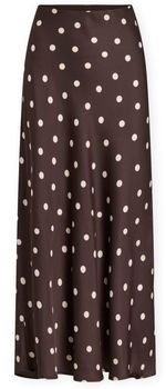 Sukňa Vila  Noos Elette Skirt - Coffee Bean/Sandshell