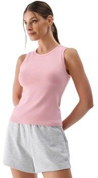 Tielka a tričká bez rukávov 4F  KOSZULKA4FBEZREKAWWF132JASNYR