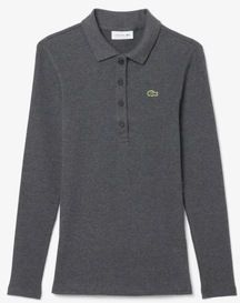 Polokošele s dlhým rukávom Lacoste  RIBBED COLLAR SHIRT