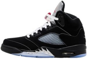 Členkové tenisky Nike  5 Retro OG Black Metallic Reimagined