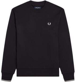 Mikiny Fred Perry  Crew Neck Sweatshirt Black