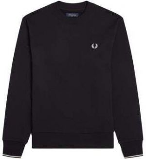 Mikiny Fred Perry  Crew Neck Sweatshirt Black