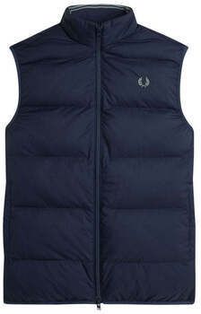 Vesty bez rukávov/Cardigany Fred Perry  Insulated Padded Gilet Dark Airforce