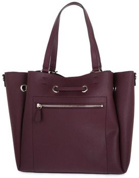 Tašky cez rameno Guess  MERLOT DIGIRTAL LARGE DRAW