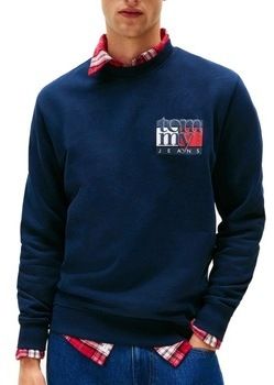 Mikiny Tommy Jeans  TJM REG RWB FLAG CREW EX