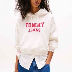 Mikiny Tommy Jeans  TJW BXY CRP VARSITY HOOD
