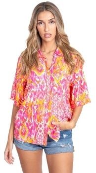 Košele s krátkym rukávom Isla Bonita By Sigris  Košeľa