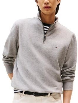 Svetre Tommy Hilfiger  ESSENTIAL COTTON ZIP MOC