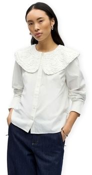 Blúzka Object  Jenesa Shirt - Cloud Dancer