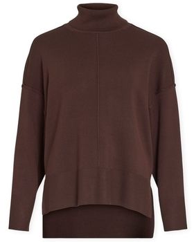 Svetre Vila  Noos Ostria Rollneck Knit - Coffee Bean