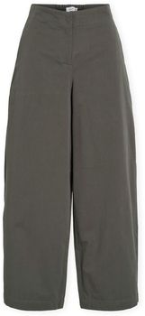 Padavé nohavice Vila  Elvira Trousers - Dark Grey