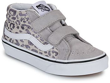 Členkové tenisky Vans  SK8-Mid Reissue V Leopard Glitter GRAY