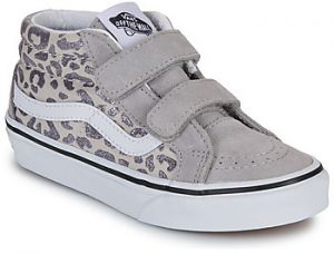 Členkové tenisky Vans  SK8-Mid Reissue V Leopard Glitter GRAY