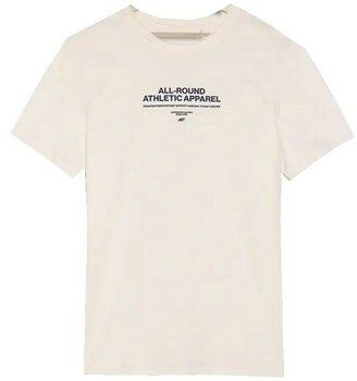 Tričká s krátkym rukávom 4F  M20634FRSS24TTSHM2063KREMOWYS