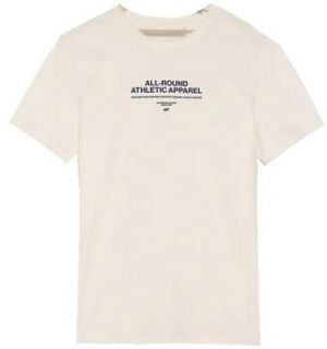 Tričká s krátkym rukávom 4F  M20634FRSS24TTSHM2063KREMOWYS