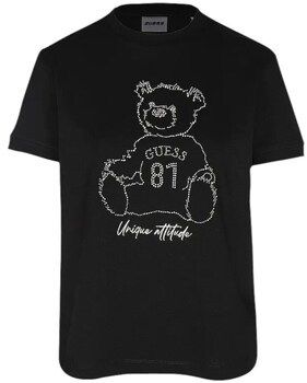 Tričká s krátkym rukávom Guess  V5BI16K8FQ4JBLK