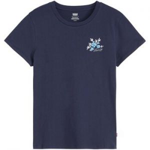 Tričká s krátkym rukávom Levis  The Perfect Tee Vicki Floral Bw Embroide