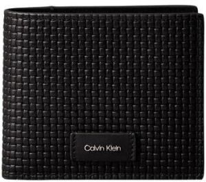 Peňaženky Calvin Klein Jeans  EMBOSSED WOVEN BILLFOLD W/ COIN LV04D1125G