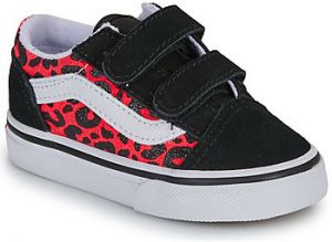 Nízke tenisky Vans  Old Skool V GLITTER LEOPARD Diva Pink
