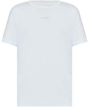 Tričká s krátkym rukávom Calvin Klein Jeans  Crew Neck Small Logo T-Shirt White