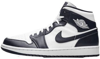 Členkové tenisky Nike  1 Mid White Metallic Gold Obsidian