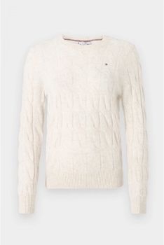 Svetre Tommy Hilfiger  CO CABLE C-NK LS SWEATER