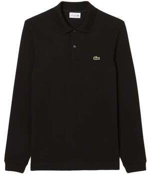 Košele s dlhým rukávom Lacoste  Slim Fit Long Sleeve Polo Shirt Black