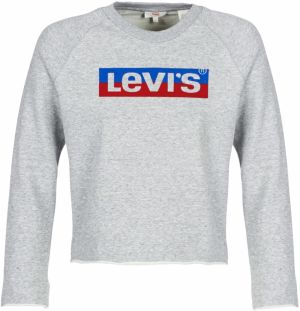 levis raw cut cb crop hoodie colorblock
