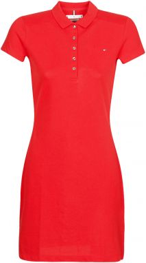 Krátke šaty Tommy Hilfiger  NEW SLIM POLO DRESS