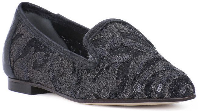 Balerínky/Babies Le Babe  NERO PANTOFOLA RETE 1103