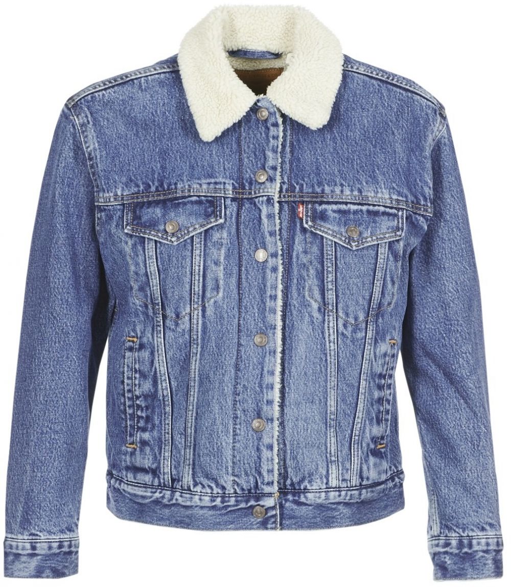 Džínsové bundy Levis  EX-BF SHERPA TRUCKER
