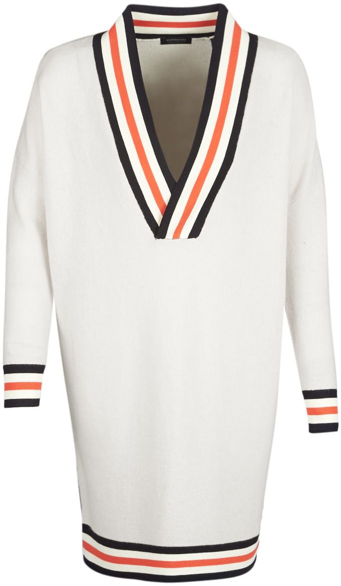Svetre Maison Scotch  WHITE LONG SLEEVES