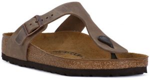 Šľapky BIRKENSTOCK  GIZEH BROWN OILED