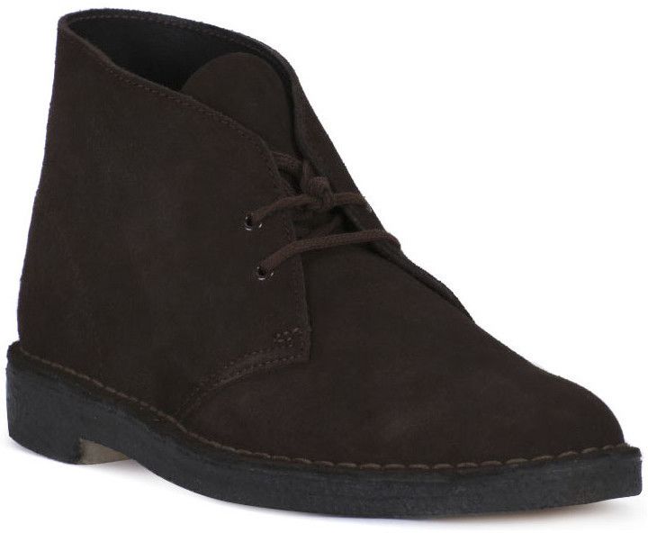 Polokozačky Clarks  DESERT BOOT BROWN